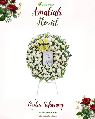 Krans Bunga Duka Cita di Sirnaraja