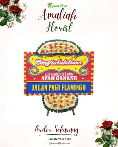 Bunga Papan Congratulation di Sirnaraja
